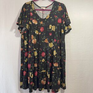 Cute Tiered Floral Dress